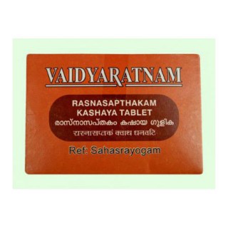 Vaidyaratnam Ayurvedic, Rasnasapthakam Kashaya Gulika 100 Tablets